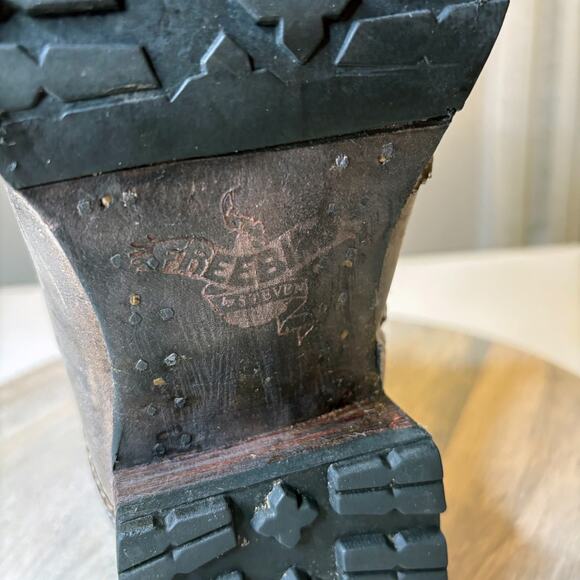 Freebird by Steven Bradford II Men’s 11 Wingtip Combat Boots Gray Leather - Picture 9 of 11